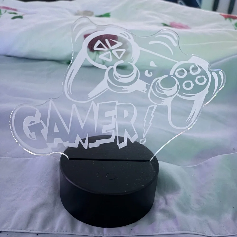 LED Gamer & Controller 7 Different Color Night Light